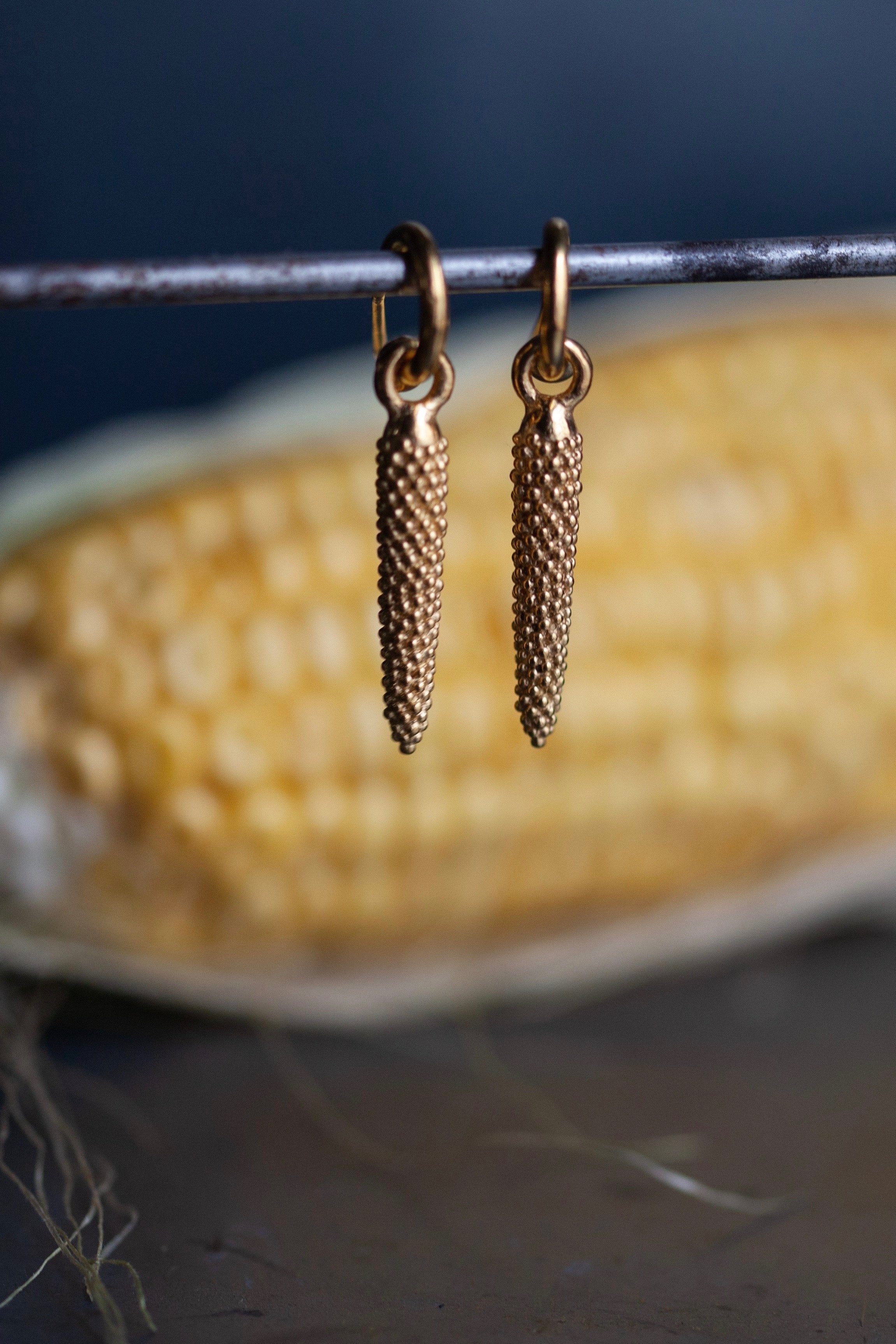Corn Drop Earrings – Catherine Hills Jewellery