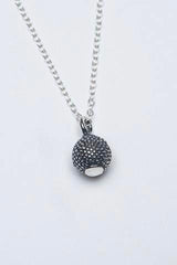 Spotted Ball and Chain Pendant Necklace