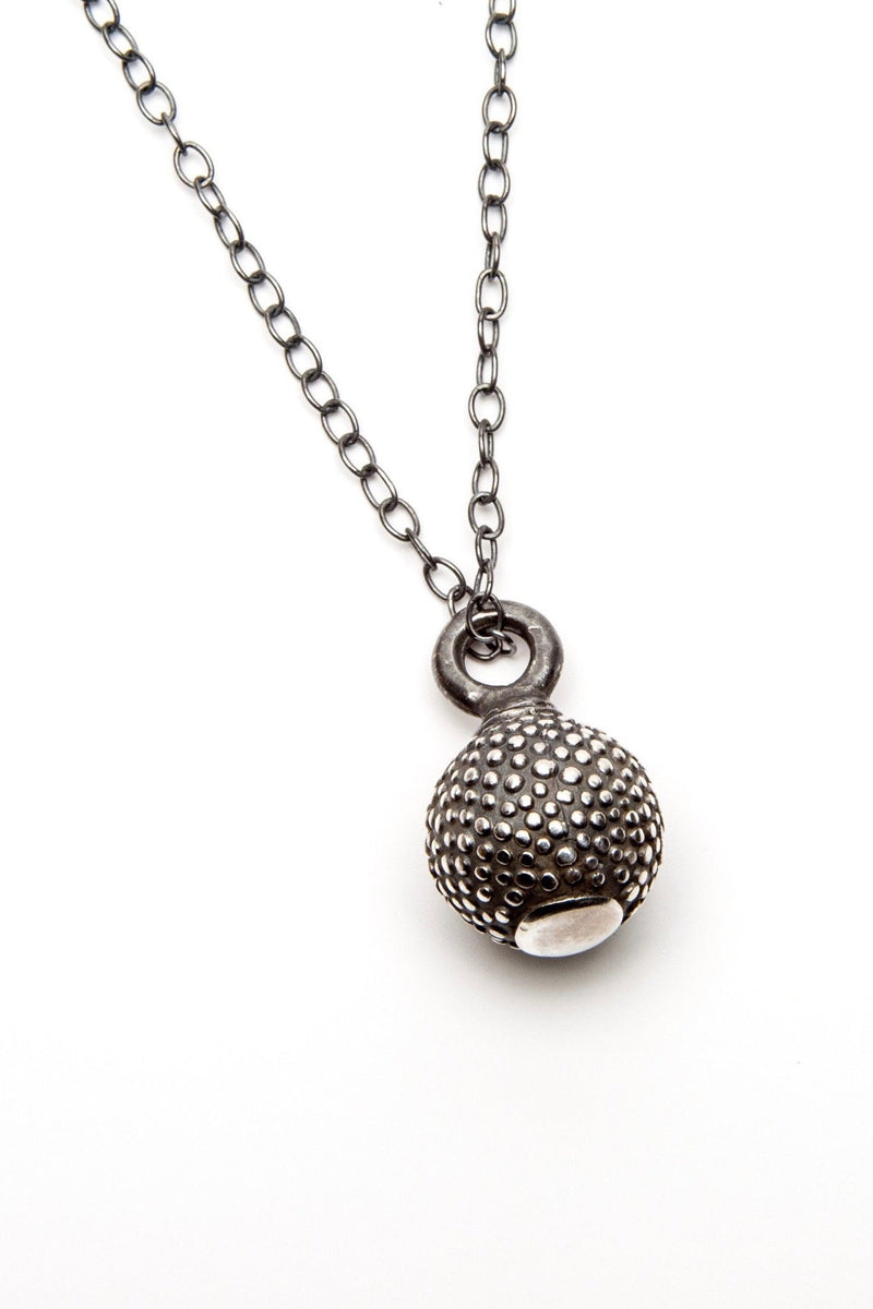 Spotted Ball and Chain Pendant Necklace